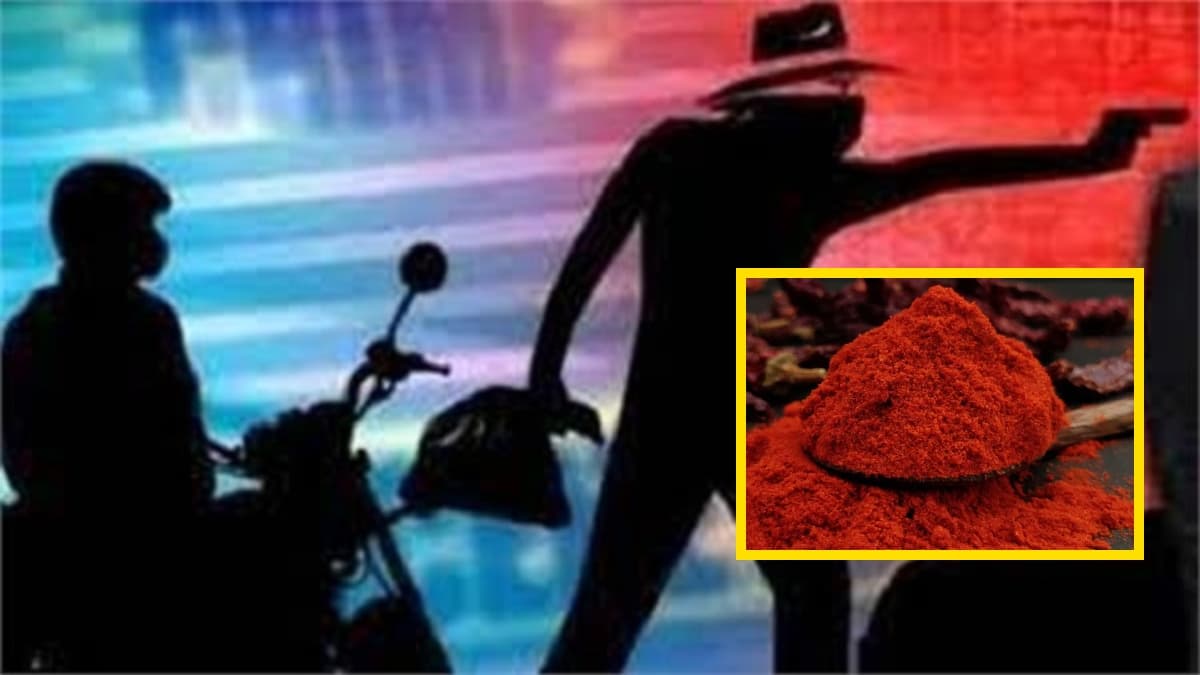 लुटेरों ने जमकर मचाया आतंक, आंखों में मिर्ची डाल 3 लाख रुपये लूटे
