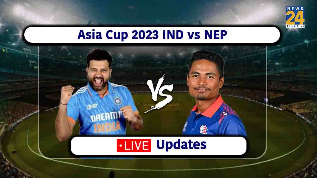 Asia Cup 2023 IND vs NEP Live Updates: टीम इंडिया की धमाकेदार जीत, सुपर-4 के लिए किया क्वालिफाई