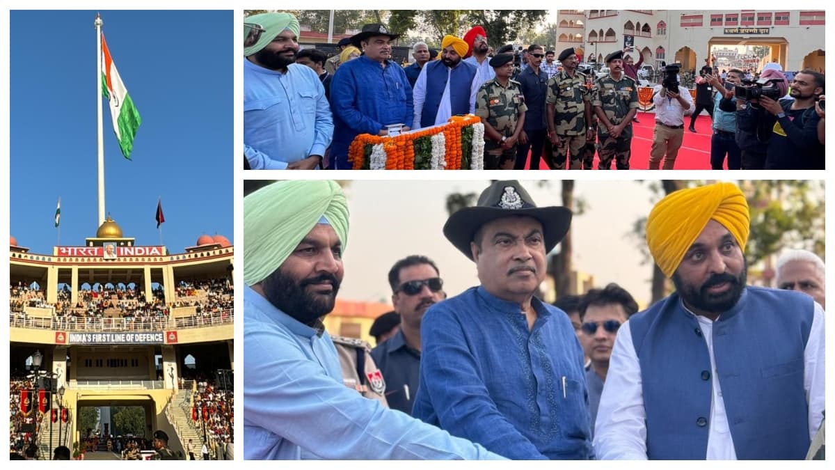 अब पाकिस्तान में दिखाई देगी भारत की शान; अटारी बॉर्डर पर नितिन गडकरी ने फहराया देश का सबसे ऊंचा तिरंगा