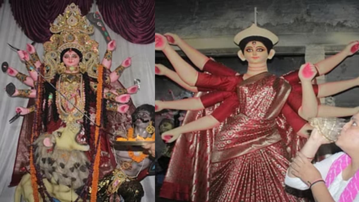 नवरात्रि पर यूपी का ये जिला बन रहा 'मिनी बंगाल', दुर्गा पूजा के लिए मूर्तियों को 'Eco Friendly' रूप दे रहे कलाकार