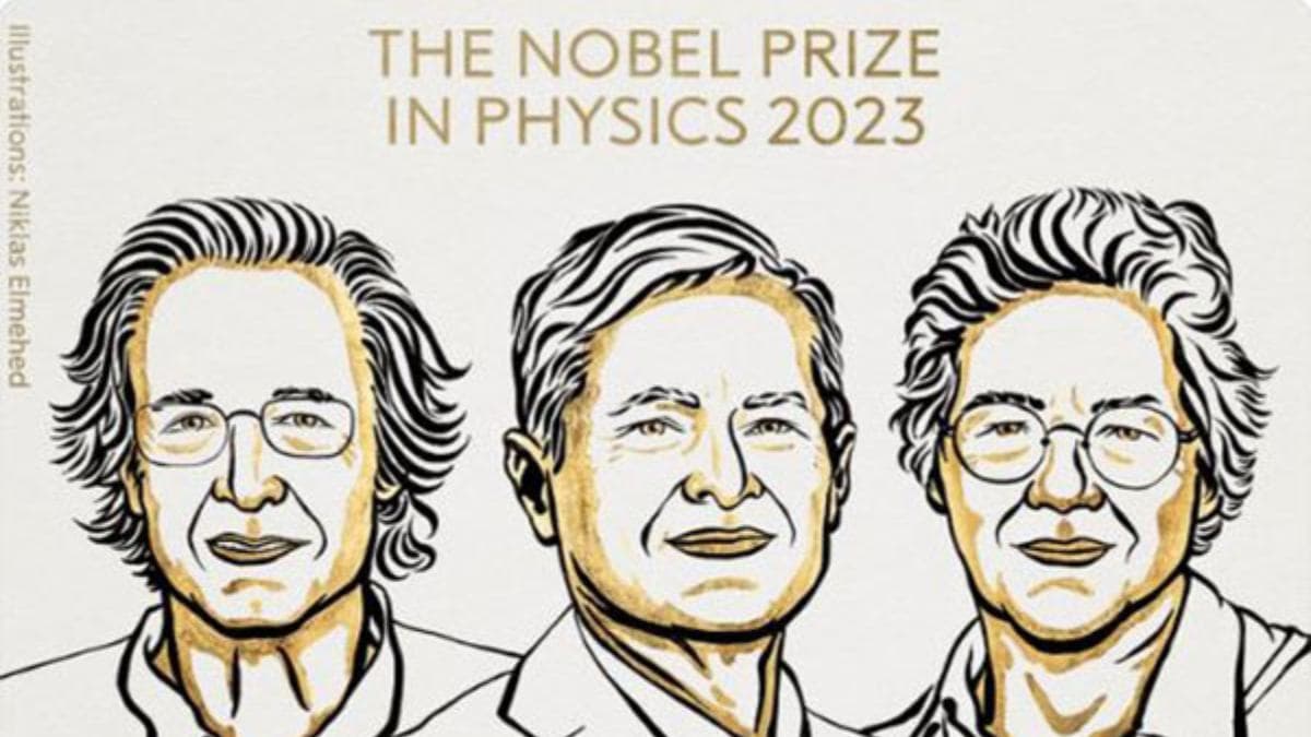 Nobel Prize 2023: पियरे एगोस्टिनी, फ़ेरेन्क क्रॉस्ज़ और ऐनी एल'हुइलियर को भौतिकी में नोबेल पुरस्कार