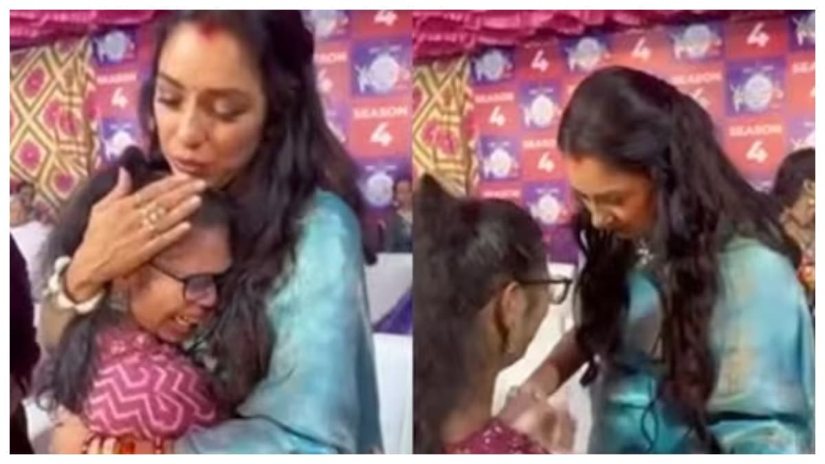 Rupali Ganguly को देखकर इमोशनल हुई फैन, तो एक्ट्रेस ने लगाया गले