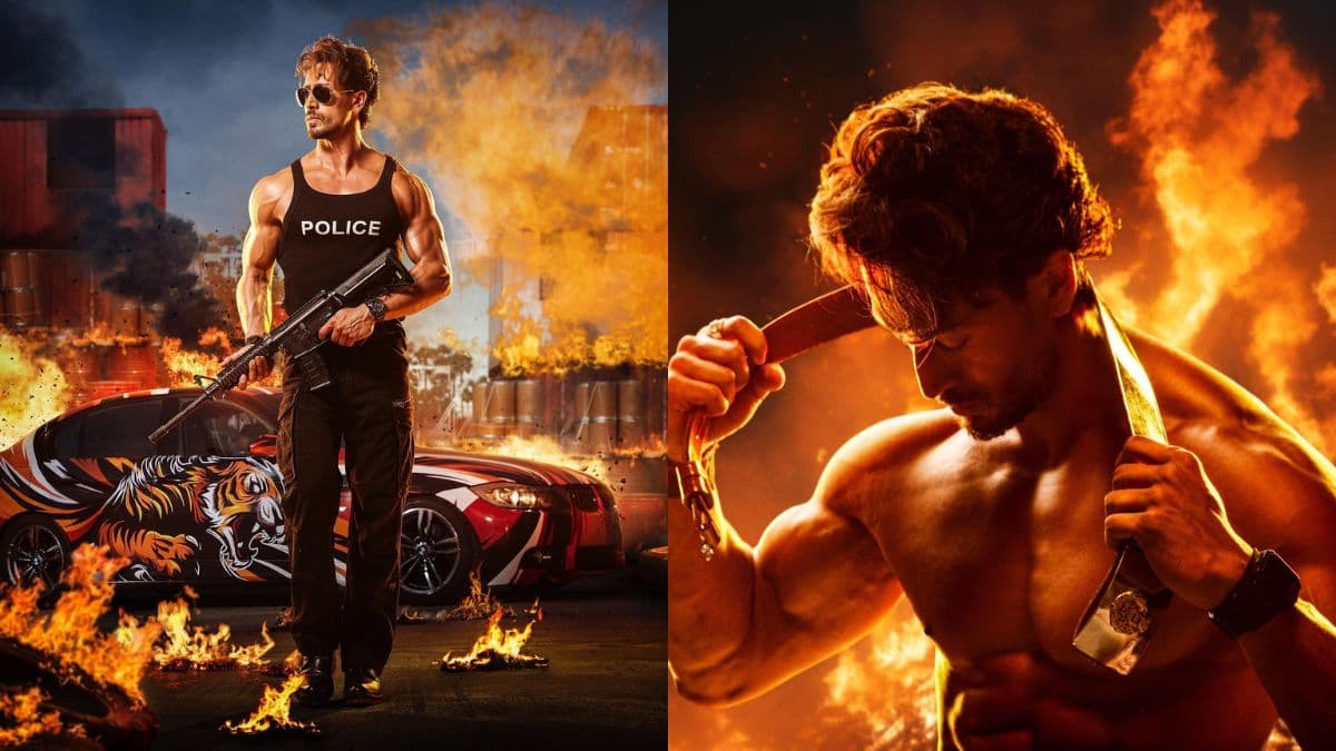 Singham Again में हुई Tiger Shroff की एंट्री, हाथ में गन थामे धांसू अवतार में दिखे ACP Satya