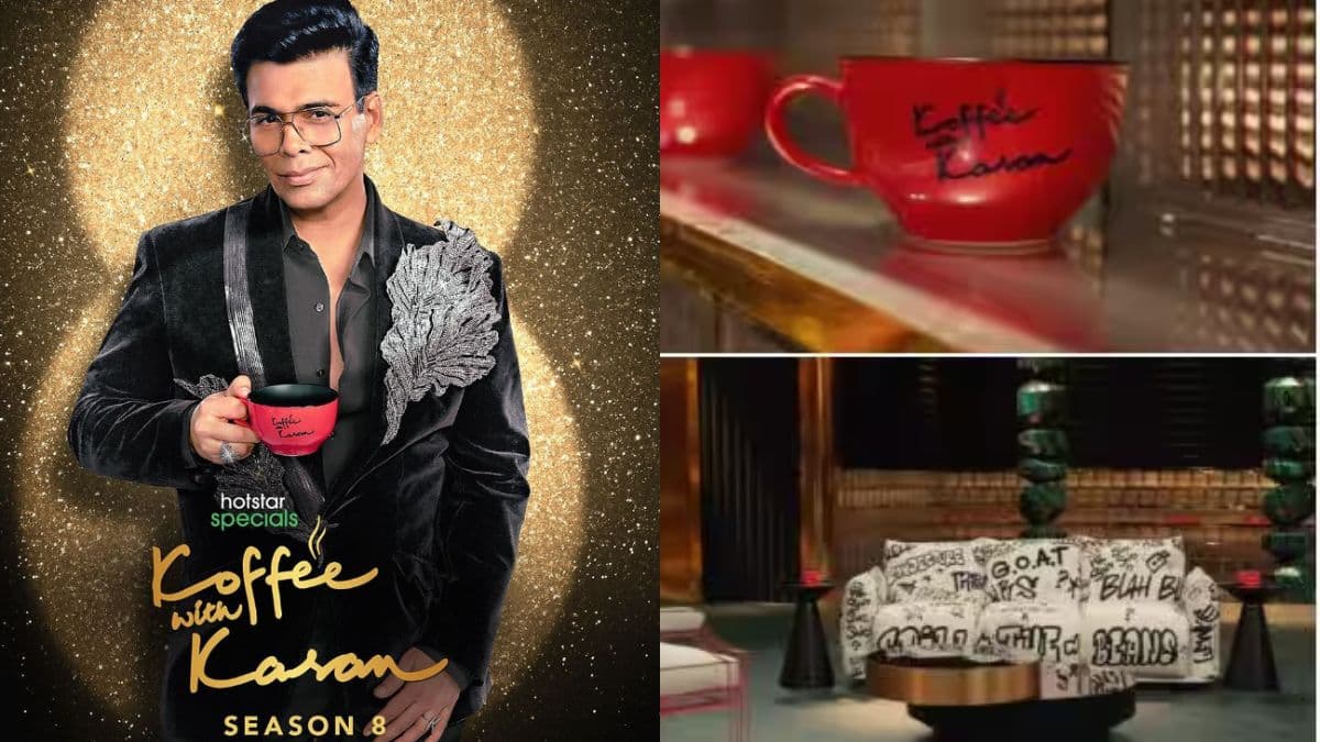 करण जौहर ने शेयर की Koffee With Karan की झलक, ऑइकॉनिक काउच से कॉफी मग तक दिखा सबकुछ