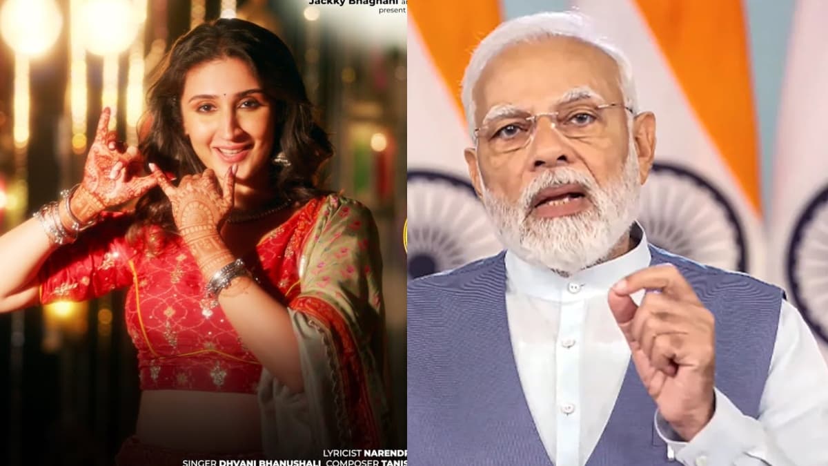 थैक्यू @dhvanivinod जी, गीत का वीडियो रिलीज होने पर बोले PM मोदी, एक और गीत लिखा है, जो नवरात्र में शेयर करूंगा