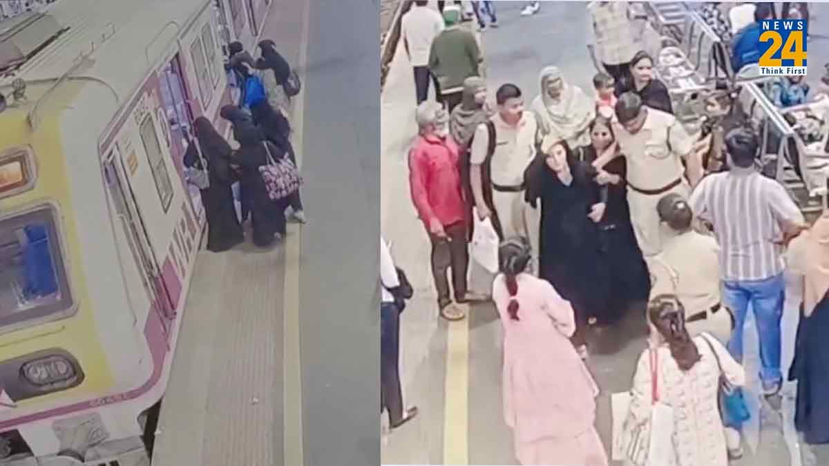 Watch Video: थोड़ी दूर थी मौत...ऐन मौके पर फरिश्ता बनकर आया कांस्टेबल, बचाई बच्चे और मां की जान