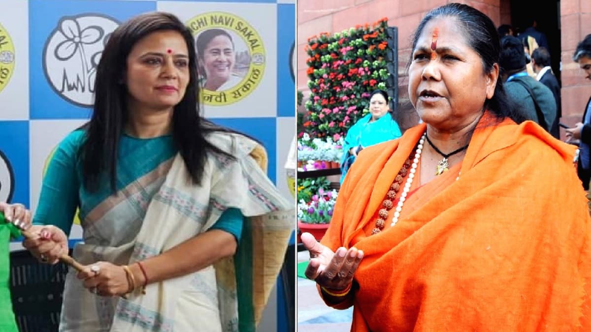 Mahua Moitra, Sadhvi Niranjan Jyoti Mahua Moitra, Sadhvi Niranjan Jyoti