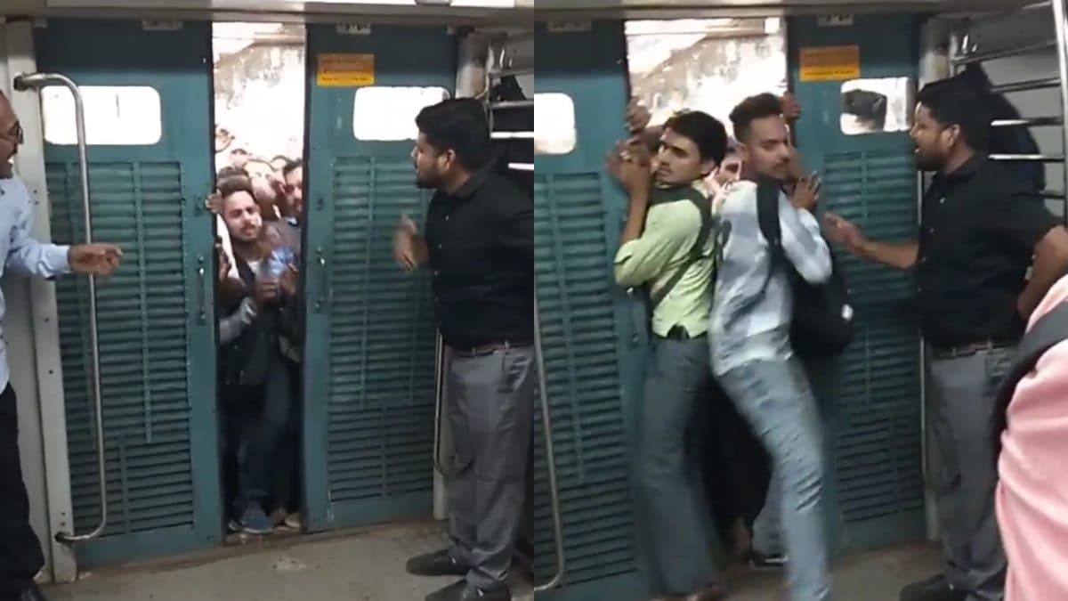 Mumbai लोकल में ऐसे होती है एंट्री, Viral Video देख 'घबरा' जाएगा दिल