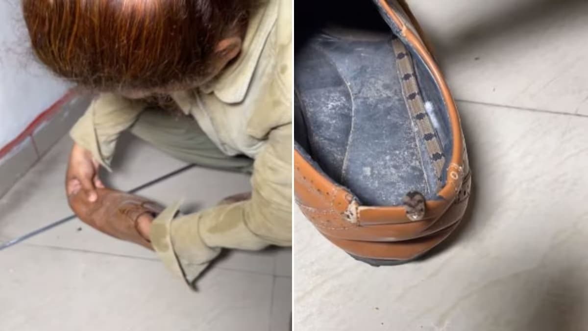 जूते में छिपा था सांप, महिला डर के मारे गई कांप, वायरल वीडियो को देख हर किसी के उड़े होश