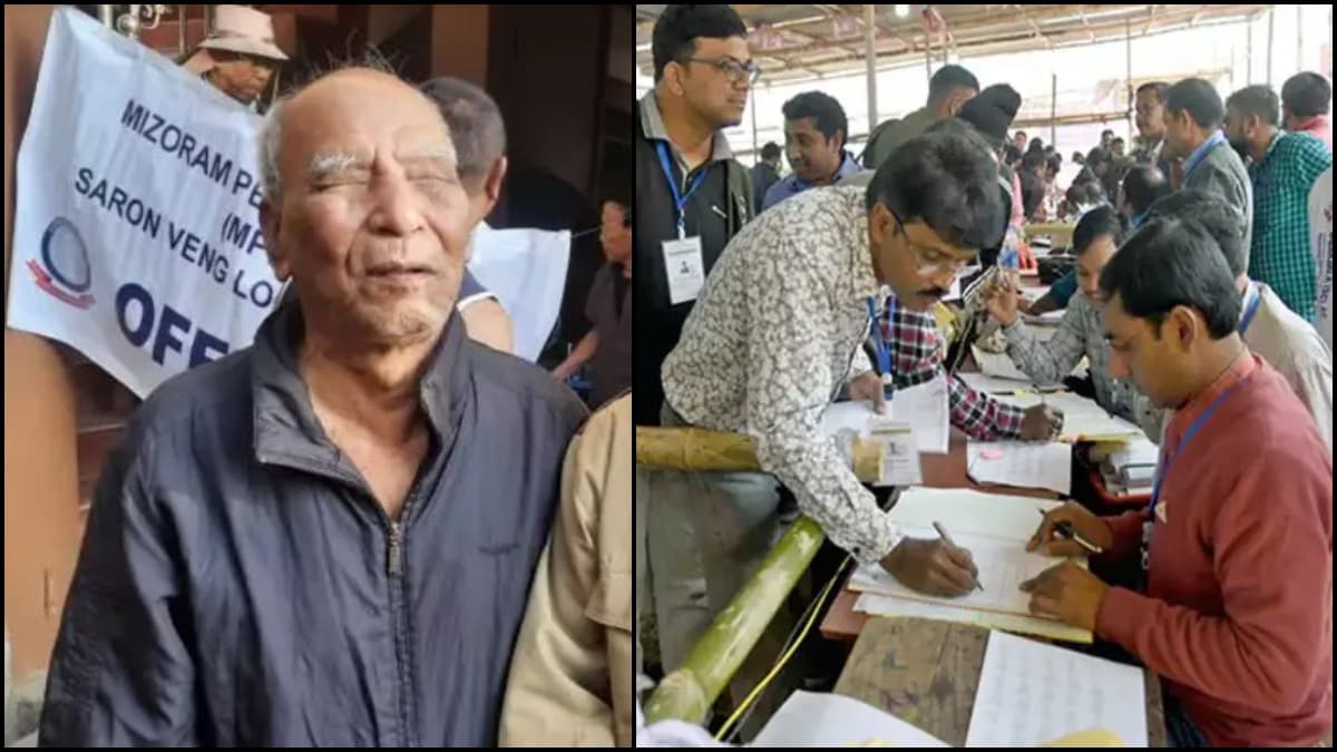मिजोरम में मतदान केंद्र पर पहुंचा 96 वर्षीय नेत्रहीन बुजुर्ग लेकिन... वोट देने से कर दिया इनकार, सामने आई बड़ी वजह