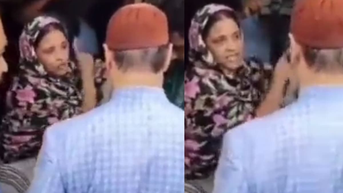 वोट मांगने पहुंचे ओवैसी को देखकर भड़की महिला, पहले दी दुआ... फिर टी-राजा का नाम लेकर बोली- 'मैं उसका मर्डर कर दूंगी', Video
