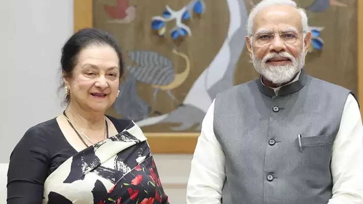Saira Banu ने प्रधानमंत्री Narendra Modi से की मुलाकात, PM ने फोटो शेयर कर लिखी यह बात