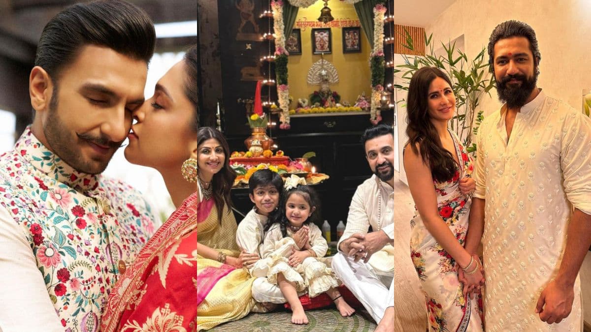 Diwali के जश्न में डूबा Bollywood, सेलिब्रेशन के दौरान पतियों की बाहों में रोमांटिक हुईं Deepika-Katrina