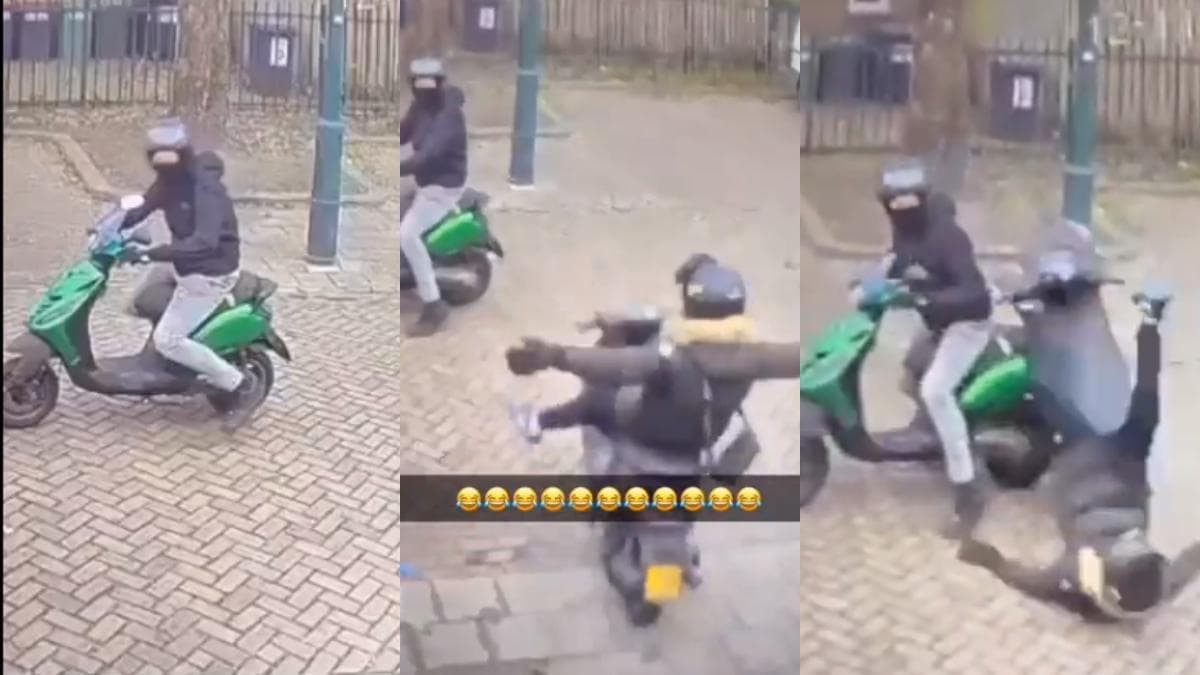 Viral Video: सड़क छोड़ हवा में स्कूटी चलाने लगी 'पापा की परी', वीडियो देख आप भी ठोक लेंगे माथा