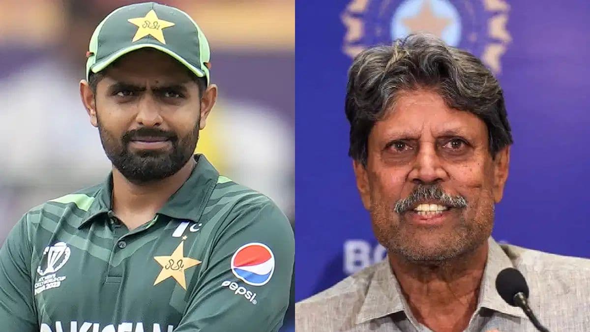 kapil dev support captain babar azam icc odi world cup 2023 kapil dev support captain babar azam icc odi world cup 2023