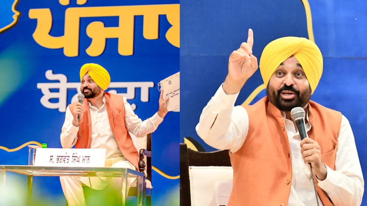 ओपन डिबेट में सीएम मान बोले- हमारी सरकार के 18 महीने पिछली सरकारों के 5 साल पर भारी 