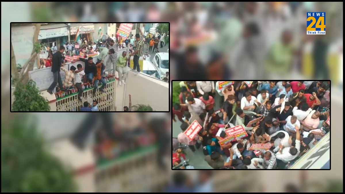 राजस्थान में कांग्रेस कार्यालय पर प्रदर्शन, महेश जोशी का नाम List में नहीं आने से बौखलाए कार्यकर्ता