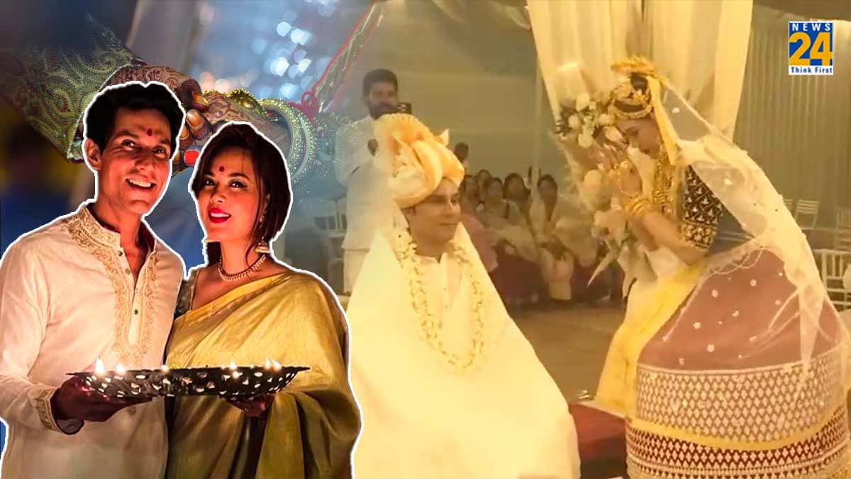 Randeep Hooda और Lin Laishram की शादी की तस्वीरें लीक, मणिपुरी अंदाज में दिखें दूल्हा-दुल्हन