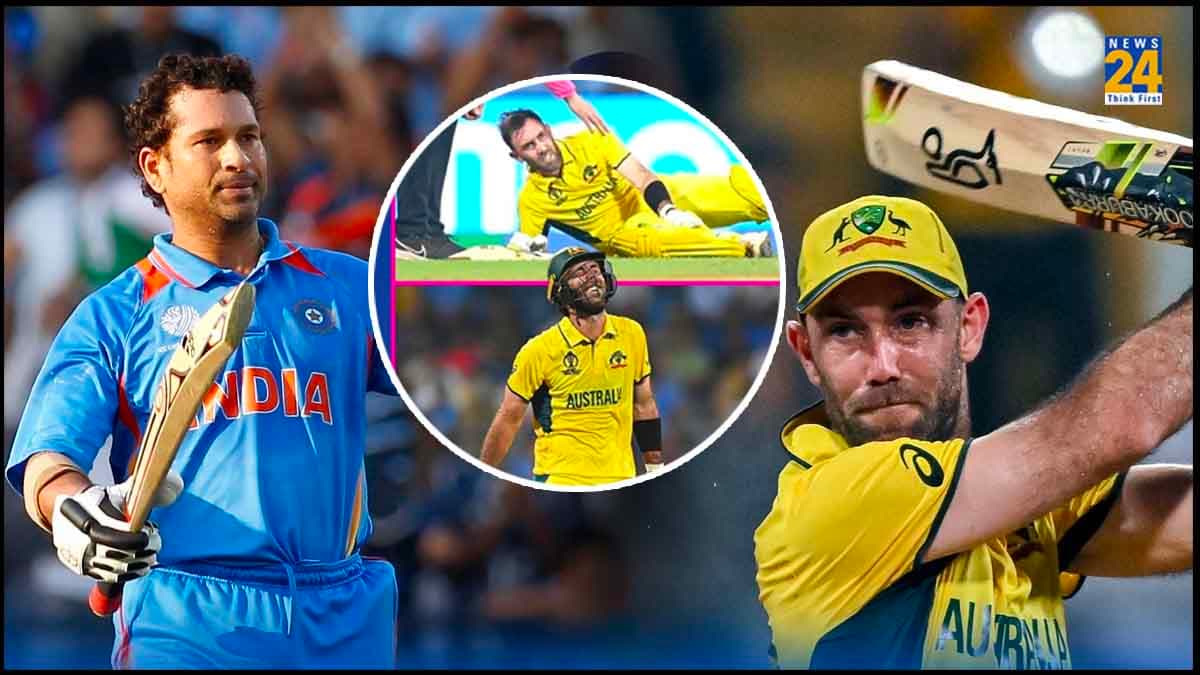 Sachin Tendulkar praised no footwork Glenn Maxwell historic inning