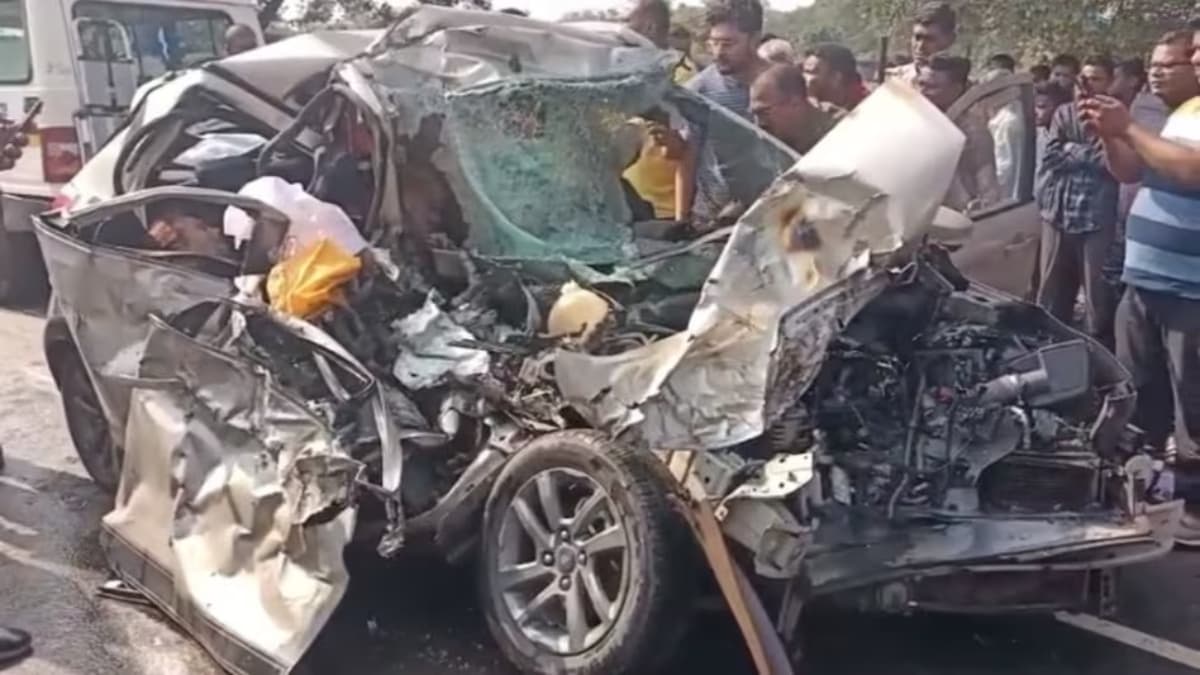 मातम में बदलीं शादी की खुशियां; कार को ट्रक ने मारी टक्कर, भाजपा नेता और दूल्हा-दुल्हन समेत 5 की मौत