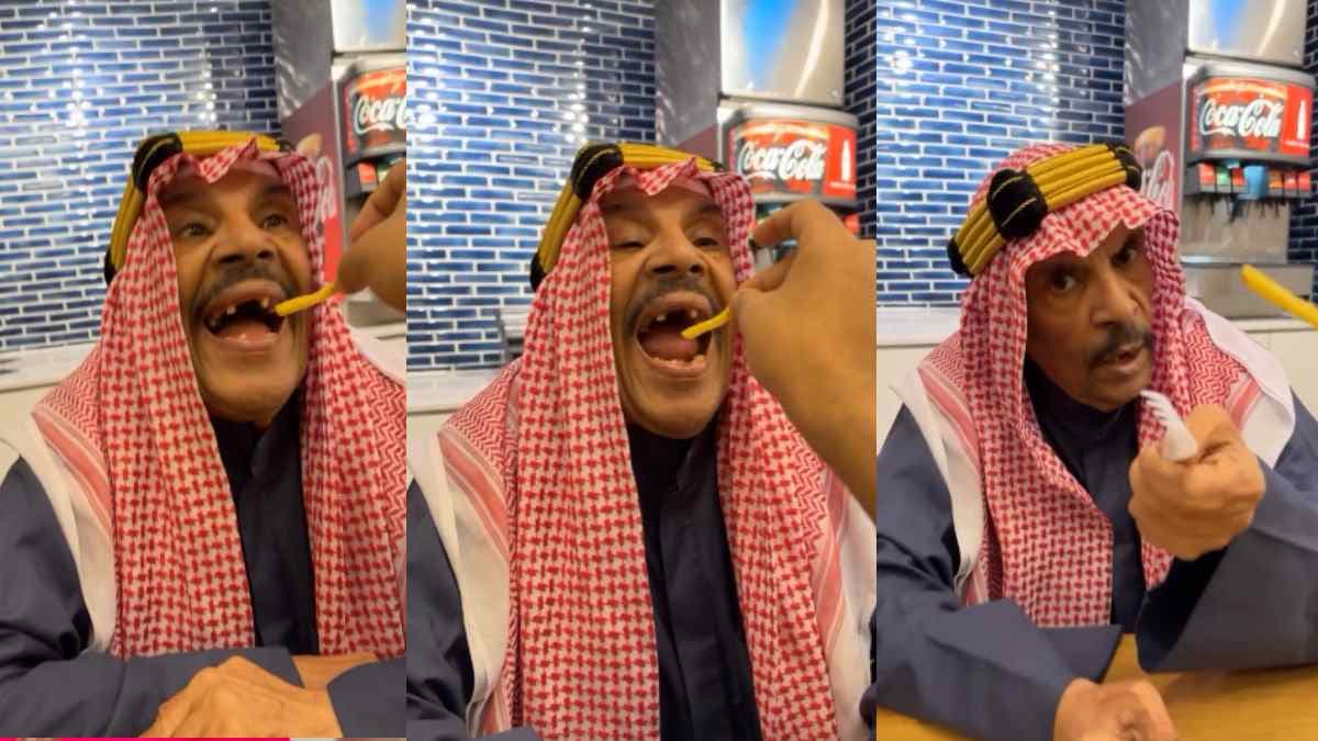 Viral Video : बुजुर्ग के दांत का शख्स ने बनाया मजाक, रिएक्शन पर नहीं रुक रही हंसी