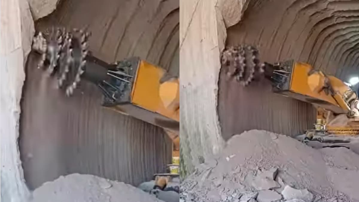 नहीं जानते पहाड़ों को खोदकर कैसे बनाई जाती है Tunnel? अब देख लीजिए Live
