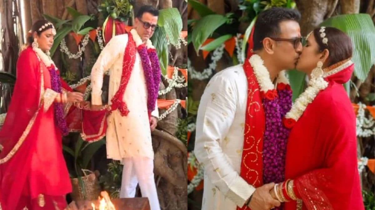 58 की उम्र में Ronit Roy ने फिर लिए सात फेरे, मंडप में दुल्हन को किया Kiss