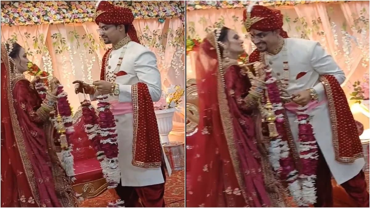 स्टेज पर दुल्हन वरमाला के लिए तैयार थी, लेकिन दूल्हे राजा ने सरेआम रख डाली कैसी डिमांड Video में देखें