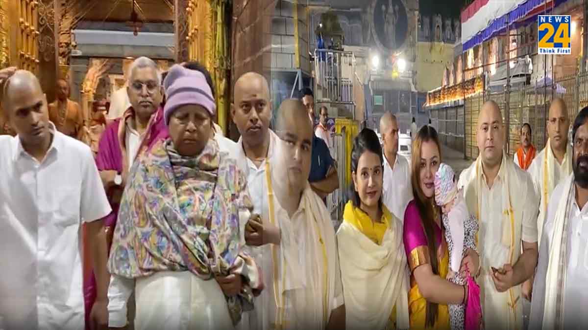 Lalu Prasad Yadav फैमिली की तिरुपति यात्रा, तेजस्वी यादव की सालगिरह मनाई, बेटी का मुंडन कराया, तस्वीरें वायरल