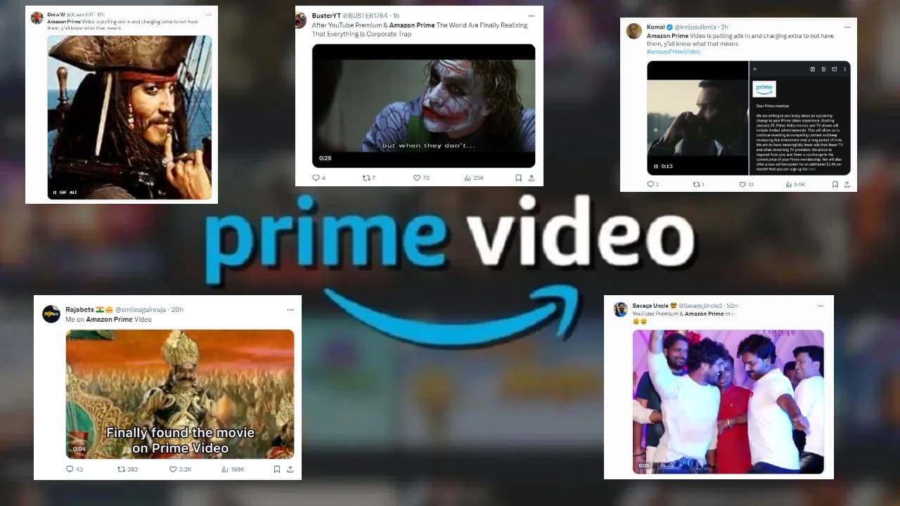 Amazon Prime Video पर अब फिल्मों के बीच दिखाए जाएंगे Ads, लोग बोले- 'अब पता चला ये सब एक जाल है'