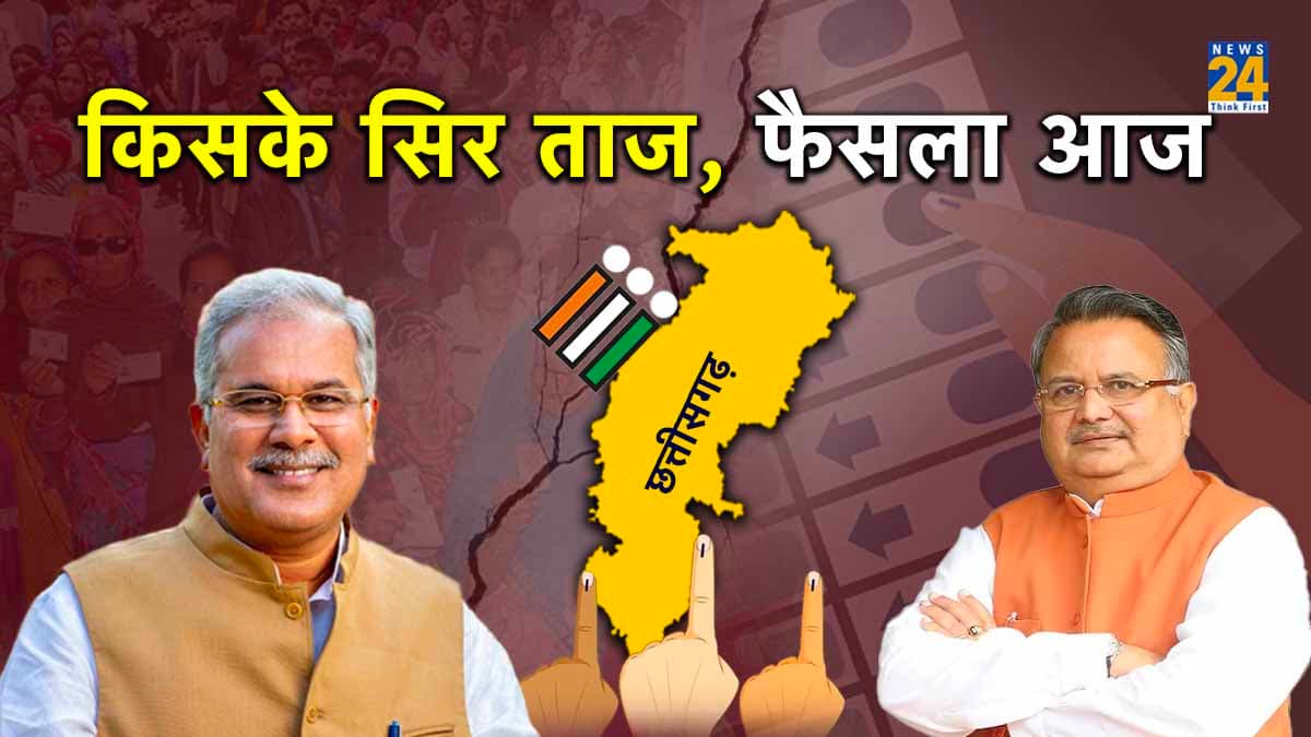 Chhattisgarh Election Result 2023: छत्तीसगढ़ में भी खिलेगा कमल? किसके सिर बंधेगा जीत का ताज, फैसला आज?