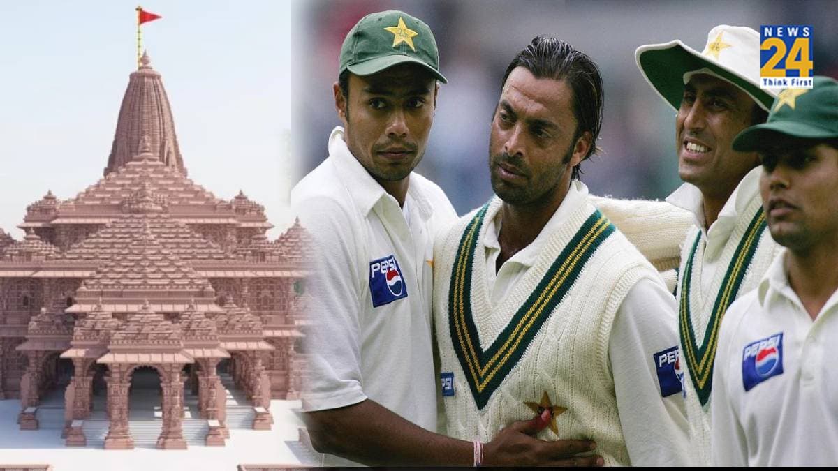 Pakistan तक पहुंची राम मंदिर की गूंज, पूर्व क्रिकेटर ने भगवा झंडा लेकर कहा 'जय श्री राम'