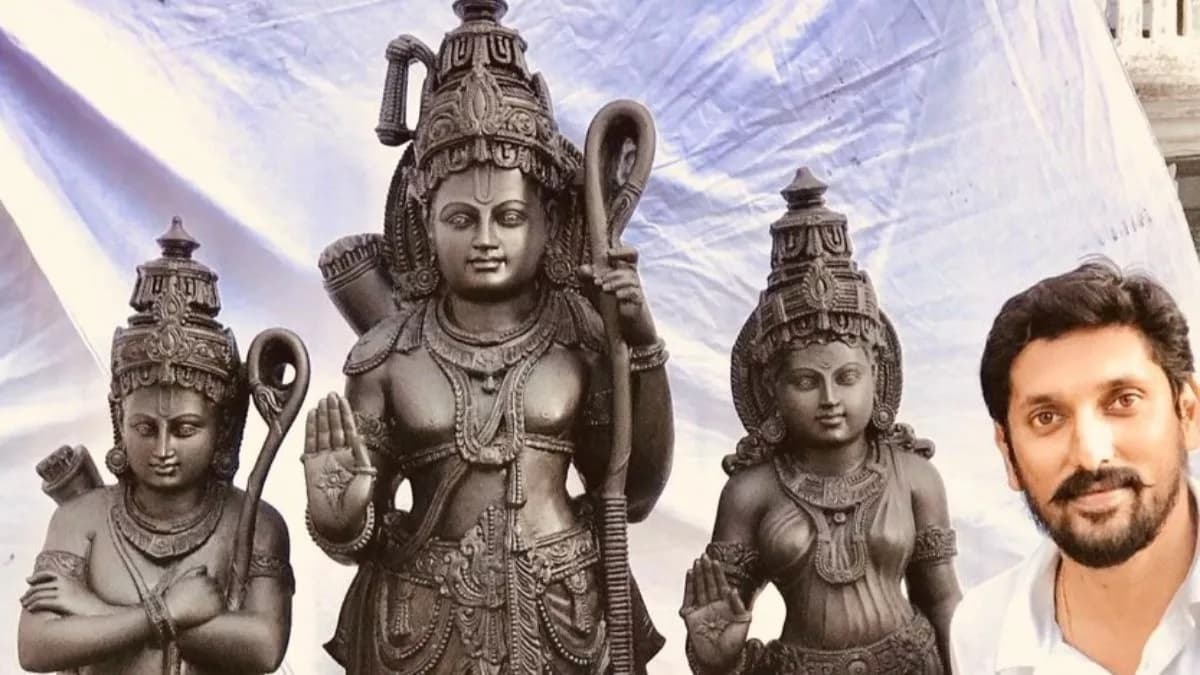 खूबसूरत आंखें, लंबी-लंबी भुजाएं, चमकदार ललाट...Arun Yogiraj ने बताई रामलला की मूर्ति की खूबियां