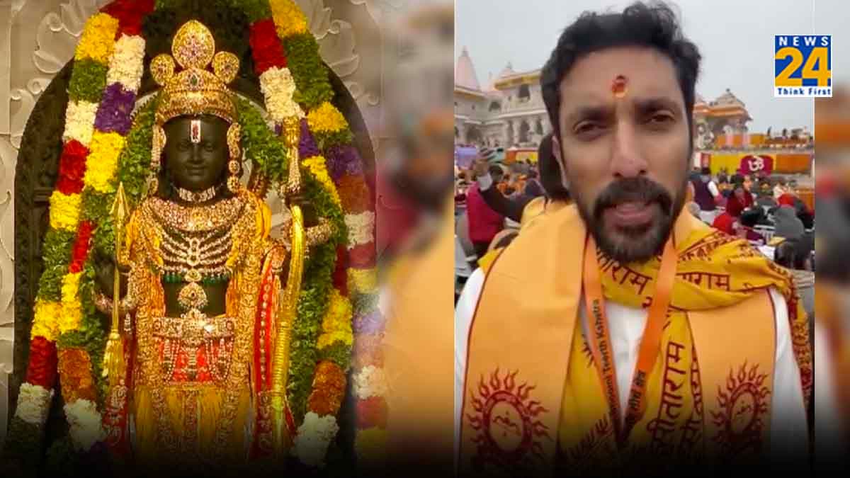 'सबसे भाग्यशाली व्यक्ति', रामलला मूर्ति प्राण प्रतिष्ठा के बाद बोले मूर्तिकार अरुण योगीराज