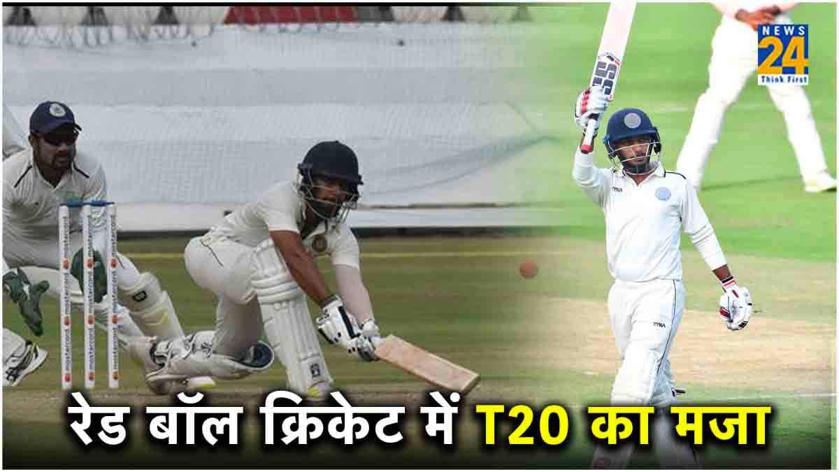 हैदराबाद के ग्राउंड पर तूफान; 11 के रनरेट से धुनाई, 43.5 ओवर में टीम ने बनाए 500 रन