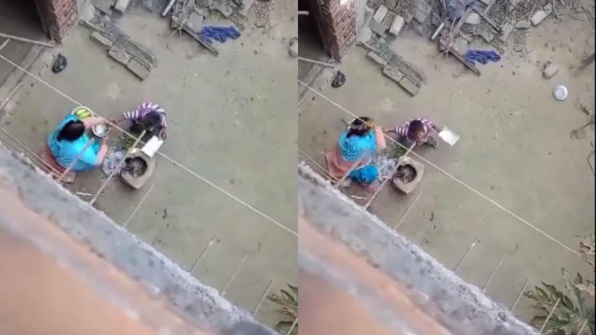 क्रूर-निर्दयी मां! थप्पड़ मारे, हाथ मरोड़े, दरात गर्दन पर मारी; बेटी पर हमले का वीडियो वायरल