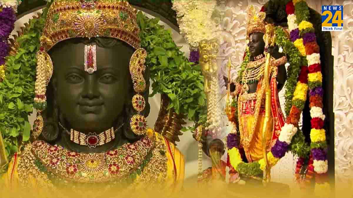 Ram Lalla Idol: भव्य रामलला की मूर्ति में जड़े हैं हीरे, सोने का है धनुष और बाण