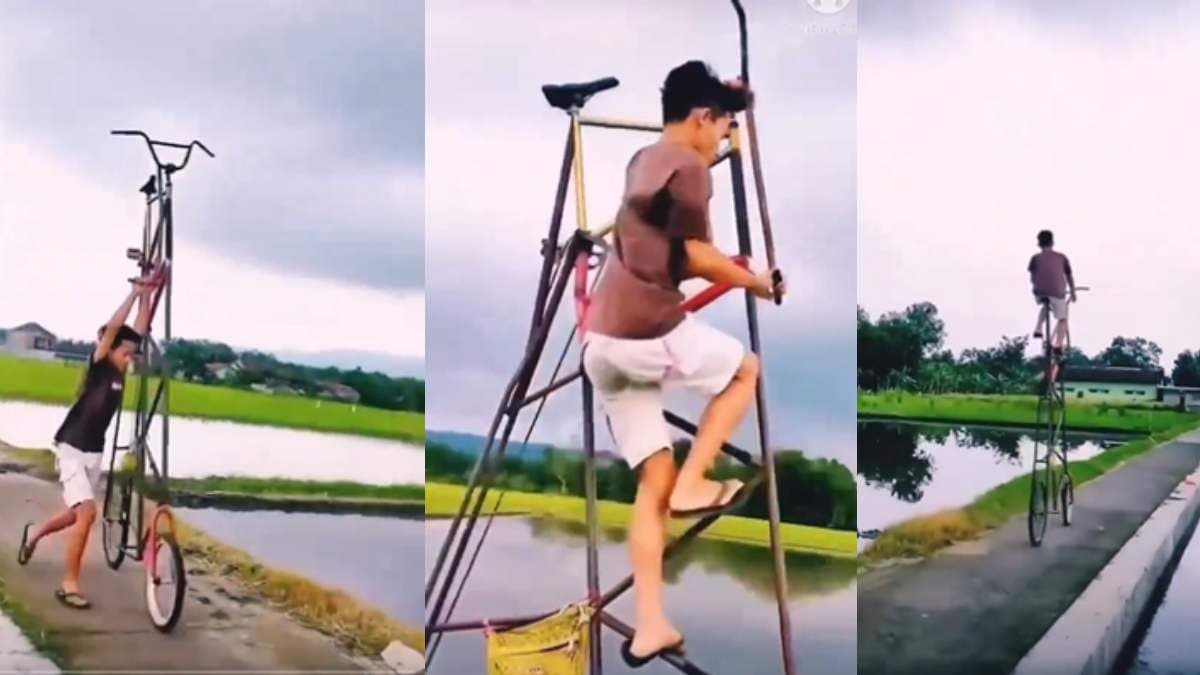 Unique bicycle Video Viral
