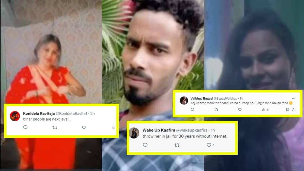 Reel के लिए कातिल बनी पत्नी, यूजर्स बोले- Next लेवल के हैं बिहार के लोग