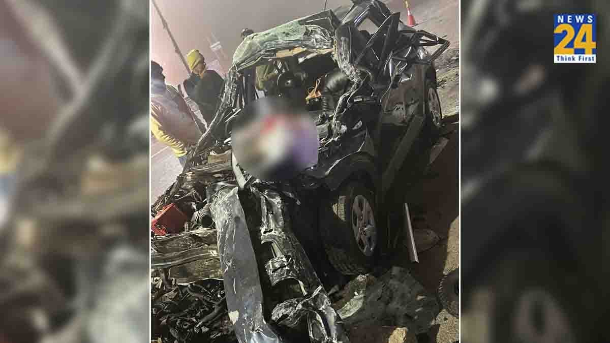 हरियाणा में ट्रक के पीछे जा घुसी कार, दिल्ली पुलिस के दो इंस्पेक्टर की मौत