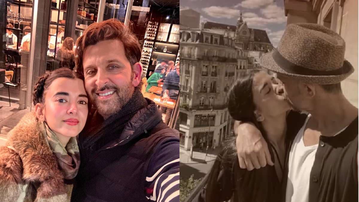 Hrithik Roshan और Saba Azad का लिप लॉक वीडियो वायरल, देख याद आ सकती है Katrina!
