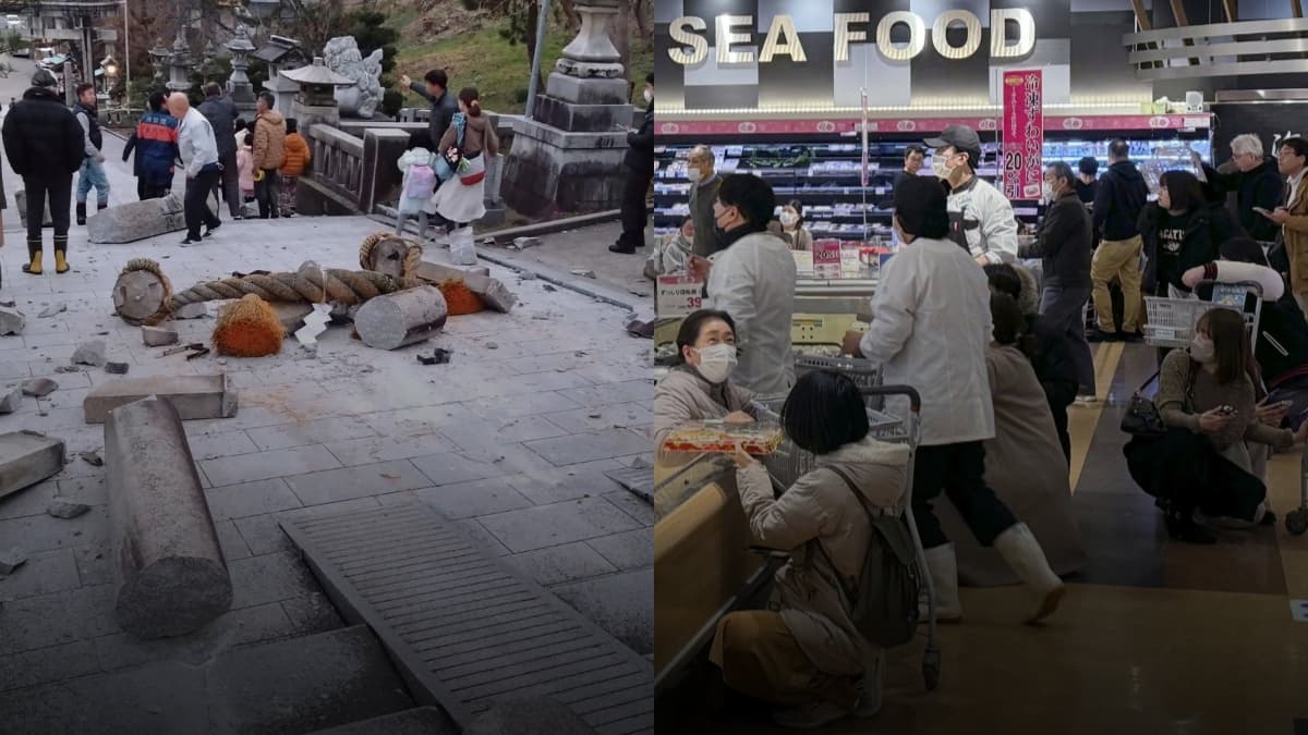 Japan Earthquake Viral Video: भूकंप के झटकों से कैसे जापान में आई सुनामी! X पर वीडियो वायरल