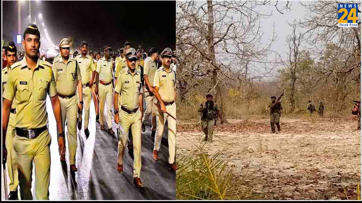 नक्सलियों के गढ़ में पहली बार बनी पुलिस चौकी, 60 किलोमीटर पैदल चलकर पहुंचे 600 कमांडो