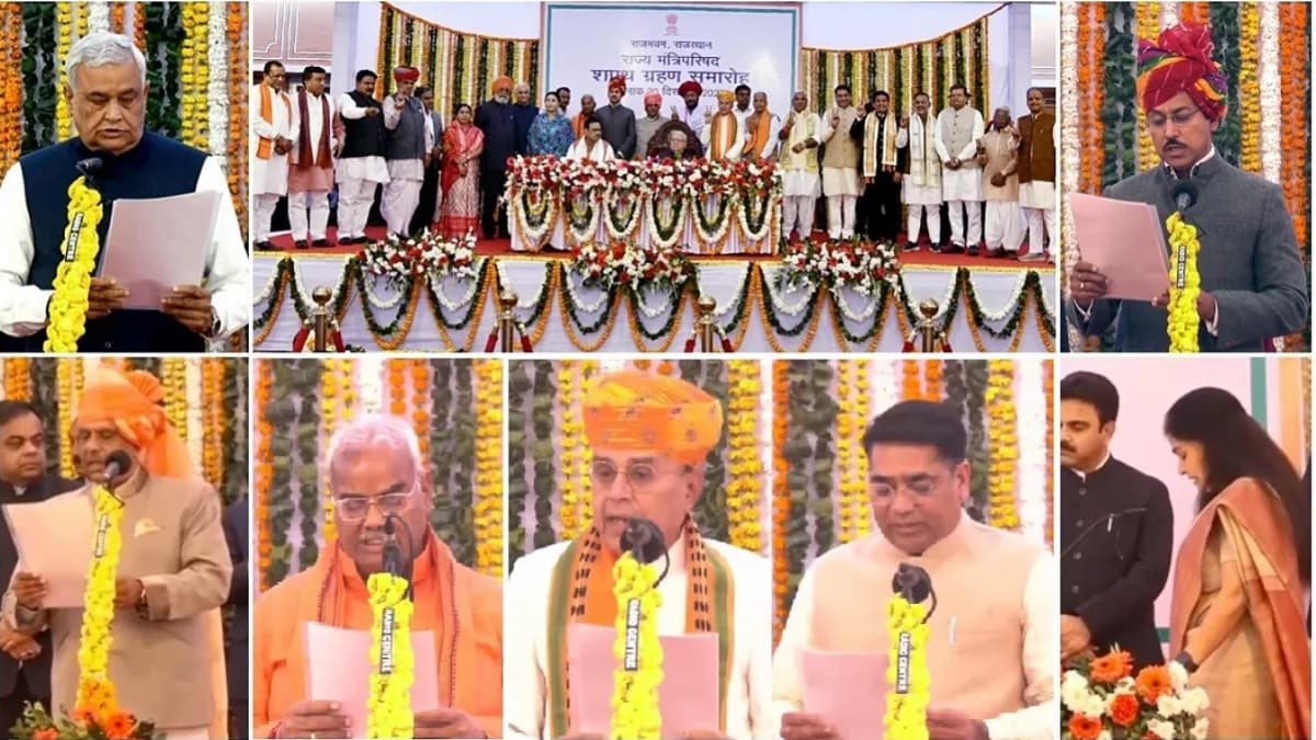 राजस्थान के मंत्रियों में विभागों का बंटवारा, जानें किस मंत्री को मिला कौन-सा मंत्रालय?
