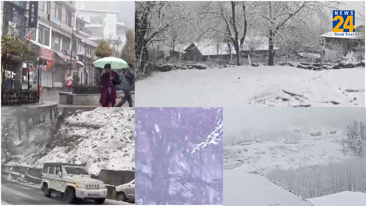 Snowfall: लंबे इंतजार के बाद बर्फबारी से चमके पहाड़, गुलजार हुई घाटी, खुशी से झूमे सैलानी