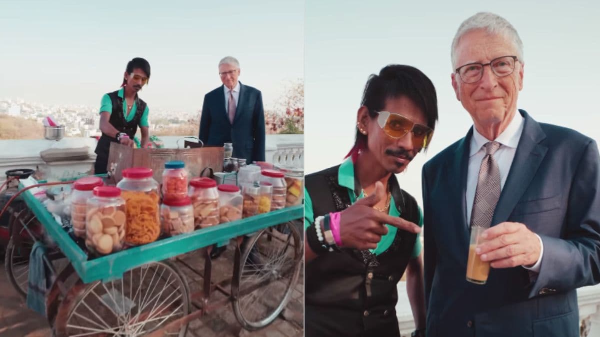 Bill Gates With Dolly Chai