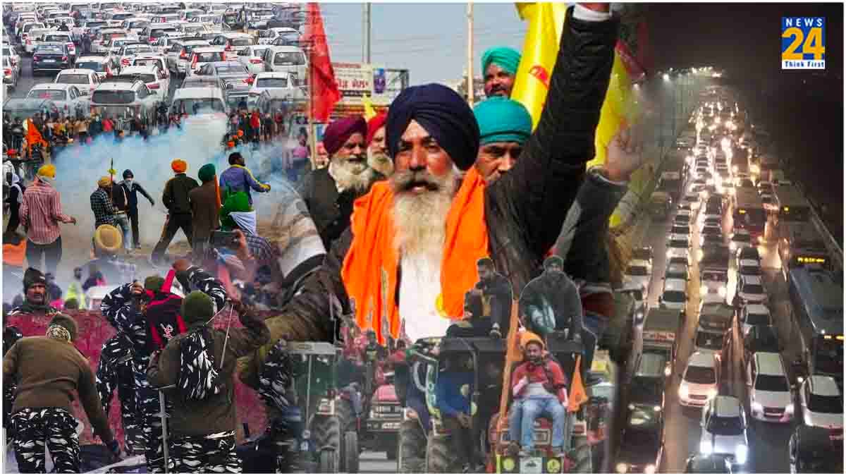 Kisan Andolan LIVE: द‍िल्‍ली से सटी सभी सीमाएं सील, सुरक्षा व्‍यवस्‍था कड़ी, यहां देखें बॉर्डर से लाइव वीड‍ियो
