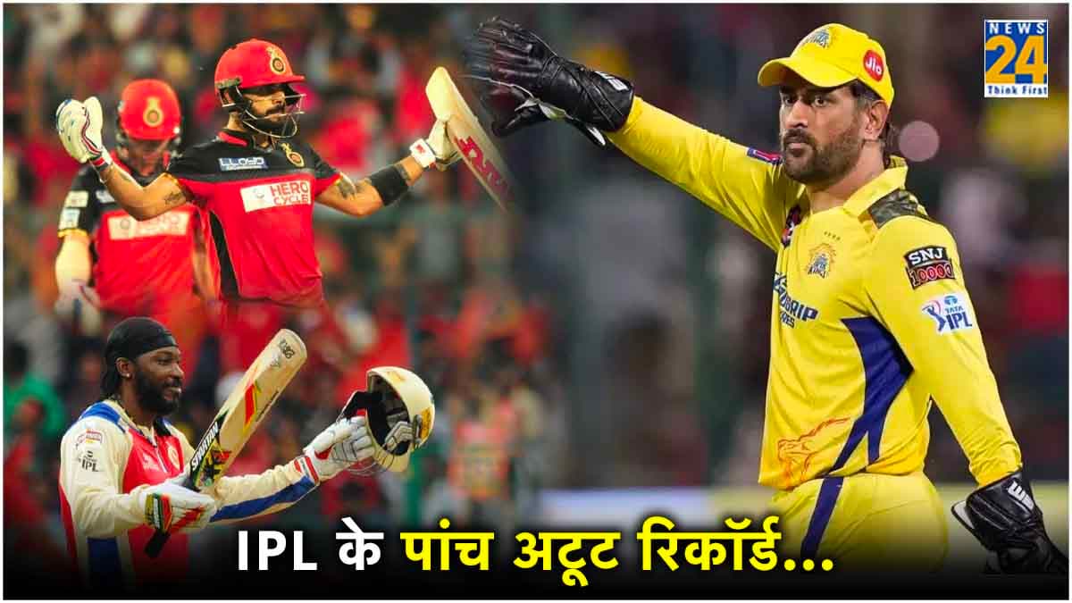 IPL 2024: आईपीएल के वो 5 अटूट रिकॉर्ड, जिन्हें तोड़ना मुश्किल ही नहीं नामुमकिन है