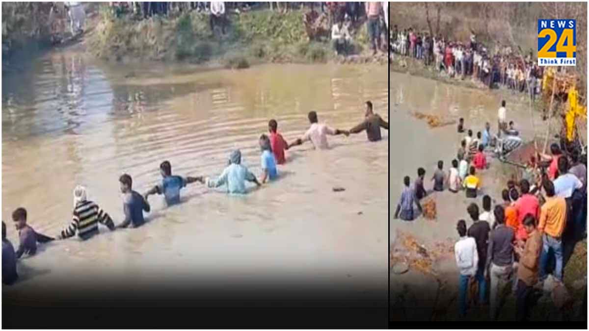 UP में बड़ा हादसा: एटा से चले थे स्नान को.. तालाब में जा गिरी ट्रैक्टर ट्रॉली, बच्चों समेत अब तक 24 की मौत