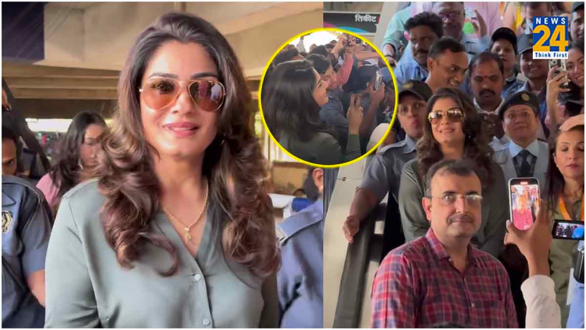 आज भी कम नहीं हुआ Raveena Tandon का क्रेज, वीडियो में मिला सबूत; देख चकराएगा सिर
